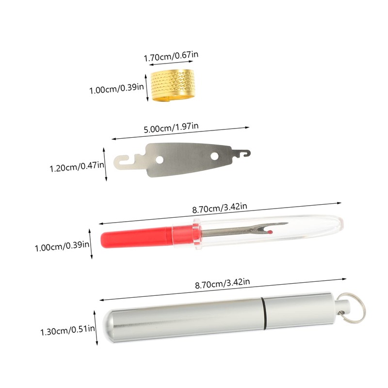 jojofuny Big Eye Needle Set Sewing Supplies Stitch Markers Embroidery