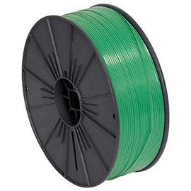 Aviditi Green Plastic Twist Tie Spool, 7000' Long for Custom Length Ties, Use to Seal Plastic Bags, for securing Plants to Poles, or Bundling Cables and Wires (1 Roll)