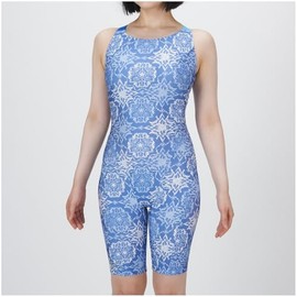 [ミズノ] 水泳 ワンピース水着 STROKE ONEオールインワン レディース ブルー