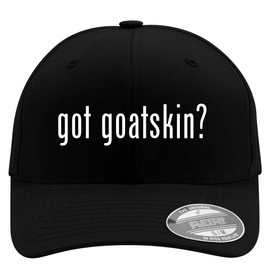 got Goatskin? - Flexfit Adult Men's Baseball Cap Hat, Black, Small/Medium