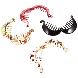 minkissy Ponytail Clip Hair Banana Clips Pcs Set Women's Hair Accessories Sleek Comfortable for Occasion