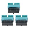 3Pcs Mainboard Power Adapter 19Pin to 90 Degree Connector DIY