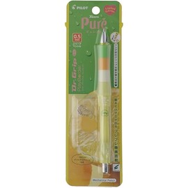 PILOT PURE Gummy Collaboration Dr. Grip CL Play Border 0.5mm Lemon HDGCL5PU26LM Mechanical Pencil with Gummy Charm Pilot