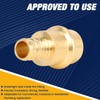 ABBIEMO 12PCS 1/2” Propress x 1/2" PEX Adapter Crimp Fittings