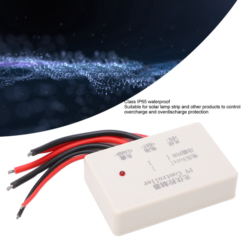 Waterproof Solar Charge Controller ABS Housing Solar Panel Battery Regulator