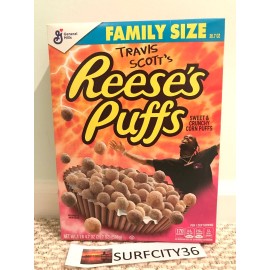 TRAVIS SCOTT x REESES REESE'S PUFFS CEREAL FAMILY SIZE ASTROWORLD