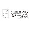 SUPERDANT Kitchen Wall Stickers This Kitchen is Seasoned with Love