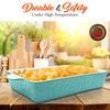 NutriChef 3-pc Casserole Dish Set for Oven, Ceramic Lasagna Baking