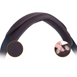 UOZL Universal Shoulder Pads for Bags Non-Slip Thick Enhance The Comfort and Stability of Shoulder Bags, Messenger Bags, Backpacks and Belts - Perfect for Outdoor Sports Enthusiasts(Brown)