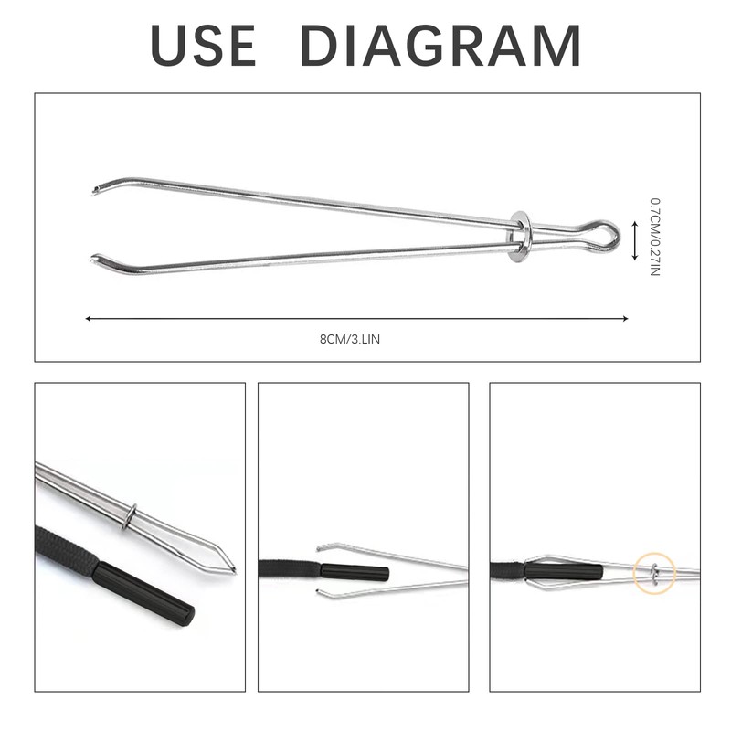 Drawstring Cord, Replacement Drawstrings with Bodkin, 160cm Cotton Drawstrings with