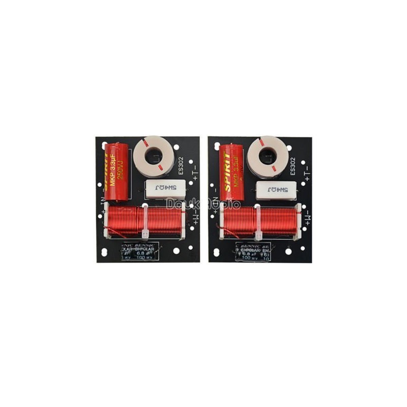 Douk Audio 2-Pack 2-Way Hi-Fi Speaker Crossovers, 3200Hz Crossover Frequency,