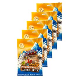 Cantina Star "Amber Spice" Fish Jerky (Dried Fish), 90g, Pack of 5