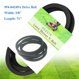 AILEETE 954-04249A Drive Belt 5/8" x 71" for MTD Troy-Bilt Craftsman White Outdoor Murray Huskee Lawn Tractor & Riding Mower, Replaces 754-04249 754-04249A 954-04249