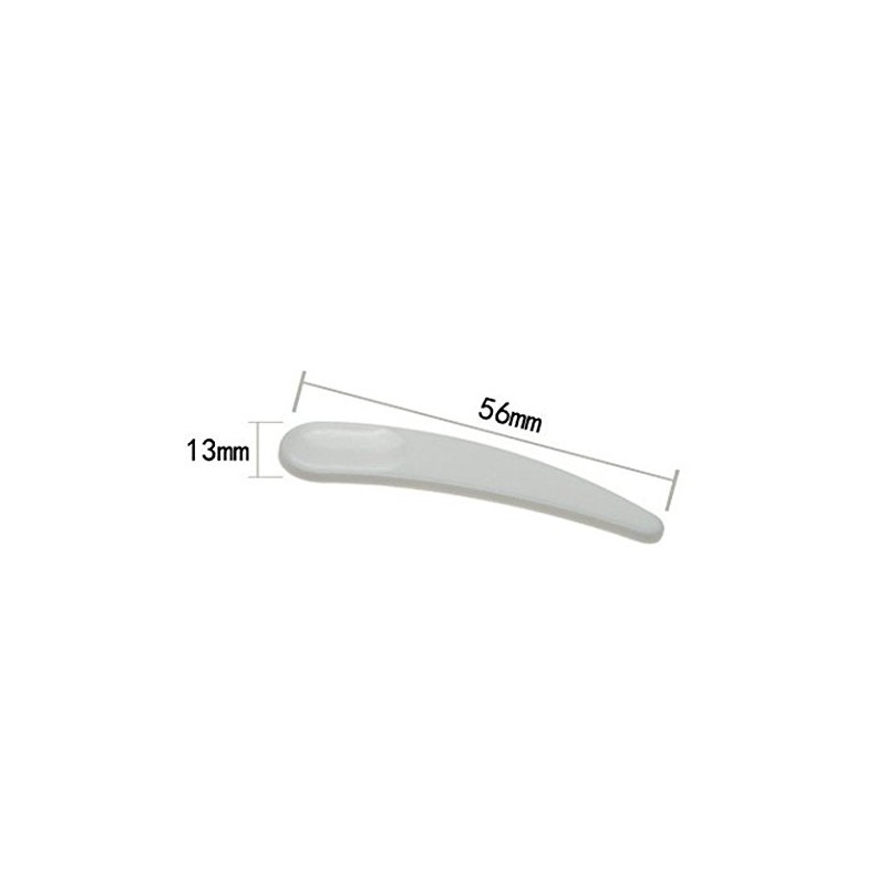 Onwon 100 PCS Mini Curved Cosmetic Scoop Makeup Mask Plastic