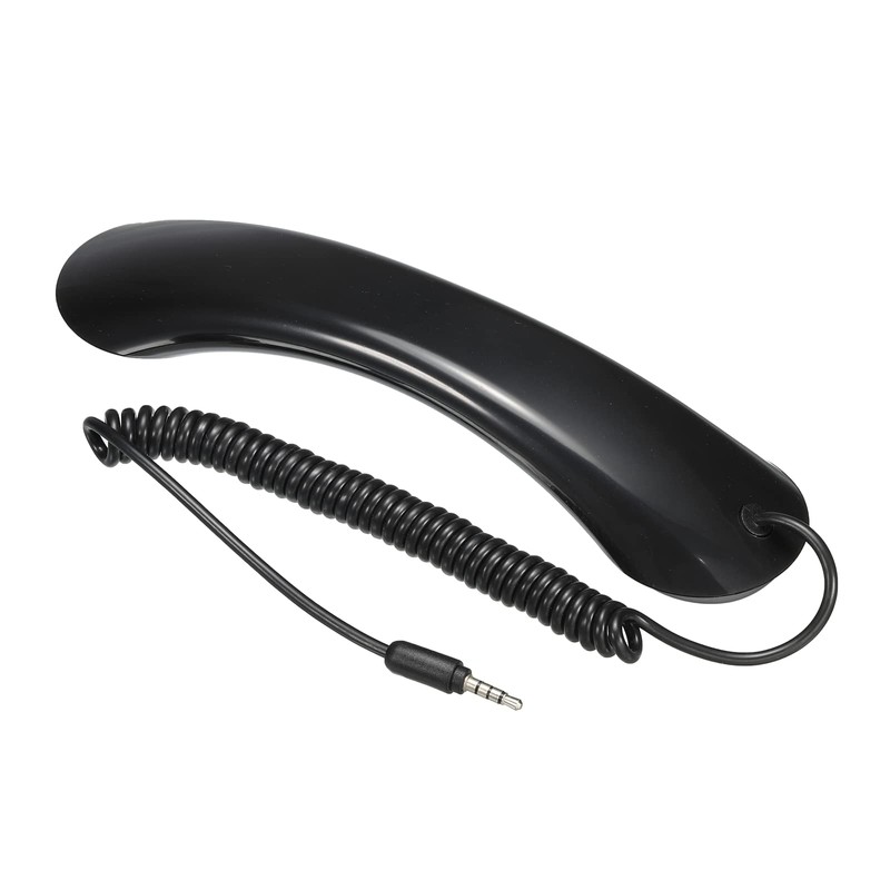 sourcing map 3.5mm Retro Telephone Handset Cell Phone Telephone Receiver