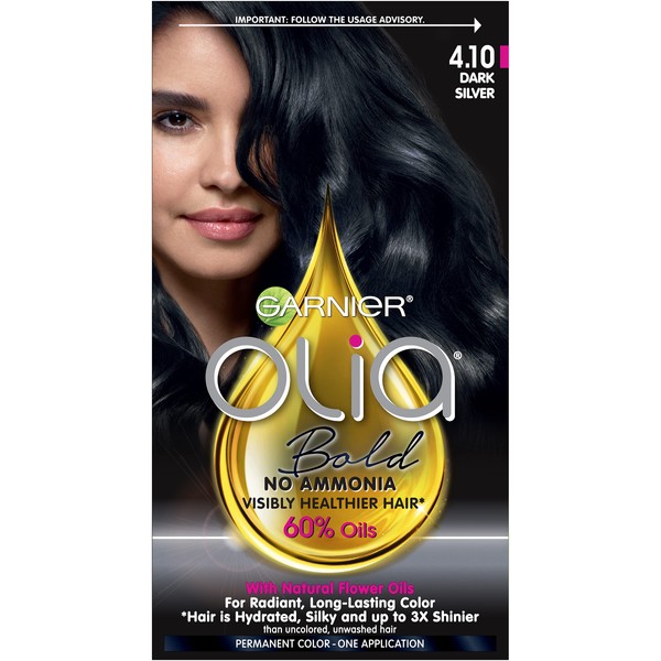 Garnier Olia Permanent Hair Color with Non-Drip Velvet Cream Formula,