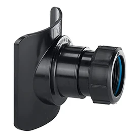 McAlpine BOSSCONN110 TBL BOSSCONN110T-BL Mechanical Soil Pipe Boss Connector, Black