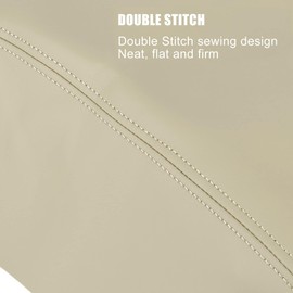 Auto-Mittelkonsolenbezug, Armlehne, Sitzkastenbezug, Ersatz-Mikrofaser-Leder, für Toyota Avalon 2005–2012, Armlehnendeckel nicht im Lieferumfang enthalten, beige Armlehnenbezug