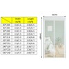 Magnetic Screen Door 80 x 200 cm, Self Sealing Mesh