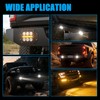 Adzoon Flush Mount LED Pods 5Inch, 8000LM Spot Flood Combo