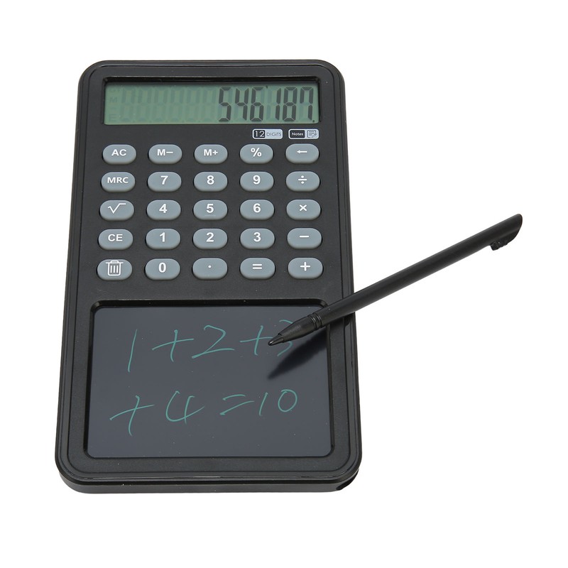 Scientific Calculator with Notepad 12 Digits LCD Display Calculator for
