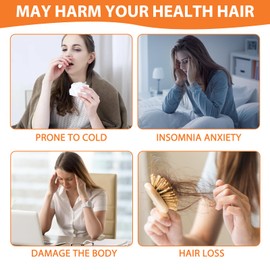 Kighdel 8 PCS EMF Anti Radiation Shield Protection Stickers EMF Blocker EMF Blocker for Phone Anti Radiation Sticker Radiation Blocker Shield,Suitable for Laptops and Tablets(Gold)