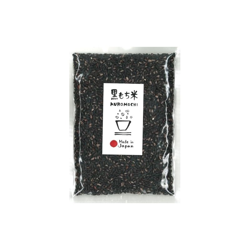 Black Mochi Rice, 5.3 oz (150 g), Made in Japan,