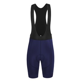 Coconut Ropamo Babero Corto de Ciclismo para Hombre, con Relleno 4D MITI Antideslizante, Azul/Patchwork, Large