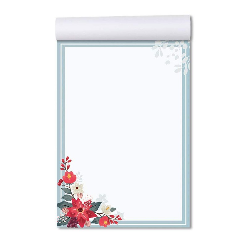 Notepads, writing pads autumn branches DIN A6 format A6