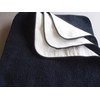Imabary Skin Friendly Pile + Gauze Handkerchief Towel, Black, Set