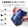 VISOUL Wallet Genuine Leather Bill Compartment, Card Coin Purse, 2-fold,