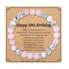 CheersLife 50th Birthday Gifts for Women, Beaded Bracelets Presents for