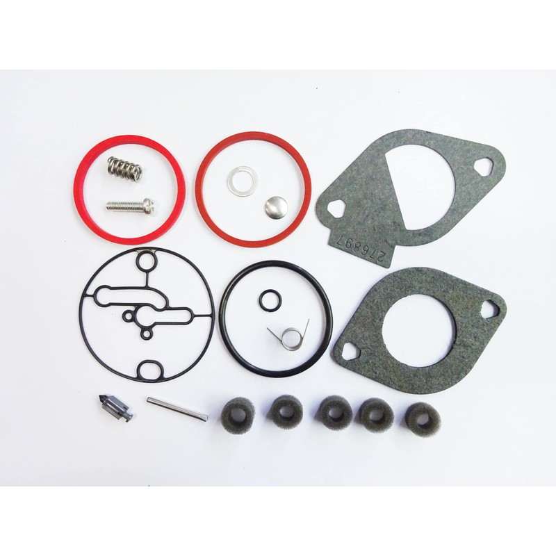 Carburetor Repair/Rebuild Kit Replaces Briggs & Stratton 796184 for B