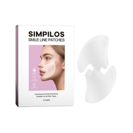 Simpilos Smile Line Patches, Anti Wrinkle Patches Facial Tapes for Nasolabial Folds, Face Lifting & Face Wrinkle Smoothing Patches - 6 Pairs
