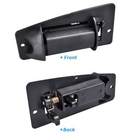 FAERSI - Manija de puerta de cabina extendida trasera izquierda del conductor y lado derecho del pasajero reemplazos para 1999-2007 Silverado GMC Sierra 1500 2500 3500 Pickup Truck Empuñadura de