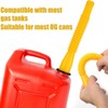 5 Set Fuel Can Spout Kit Anti Spill HDPE Flexible