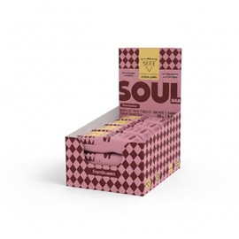 Wild Soul | Barras de Frutas y Nueces | Sabor Frambuesa | Veganas, Sin Azúcar Añadida, Ricas en Fibra| Pack de 12 unidades | 35 g cada barra