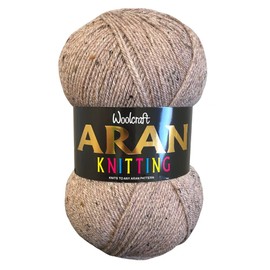 Aran 400g with Wool,Woolcraft Yarn, 30 Colour's (Haze 901)