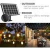 SUNTHIN Outdoor Solar String Lights, 48ft Solar Patio Lights with