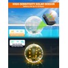 14 Inch Inflatable Solar Floating Pool Lights IP68 Waterproof Auto