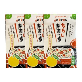 [Miyazaki Godo Foods] Mixed Rice Hinata Summer Kaoru Chirashi Sushi Ingredients, 2 Combinations, 6.3 oz (180 g) x 3 Bags
