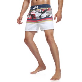 unitop Mens Swimming Trunks Quick Dry Cool Surf Elastic Waist Bathing Suit Bottoms Camo 40, Camo, 40