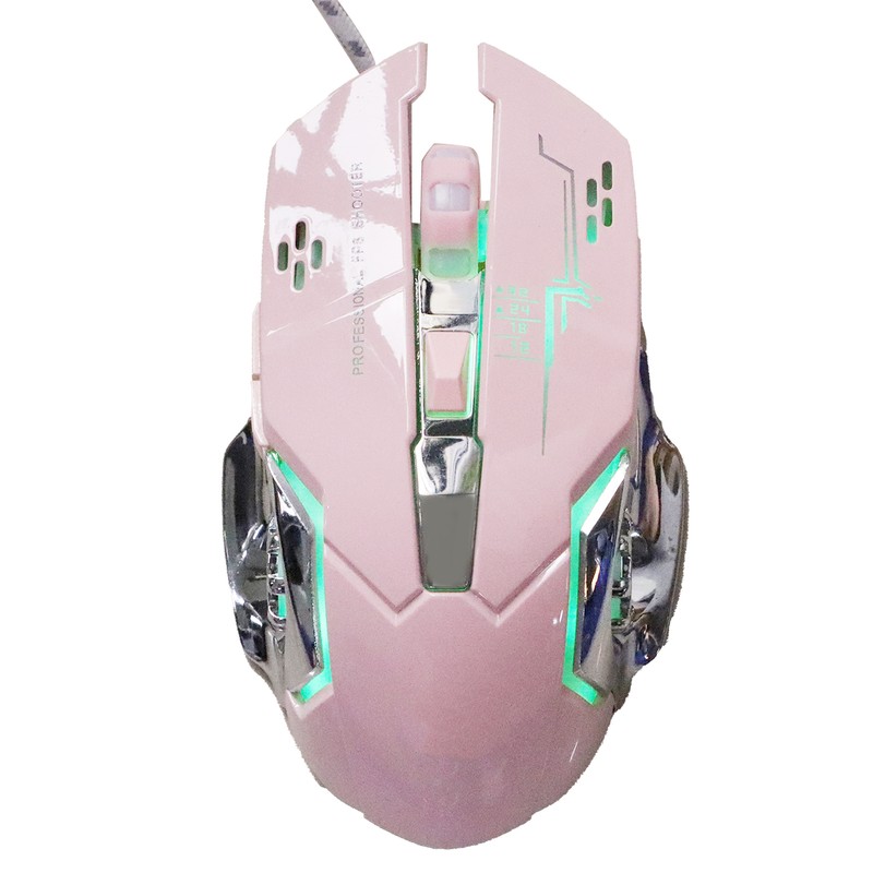 Wired Mouse 6‑Button USB Port Gaming Luminous Ergonomic Optical Computer