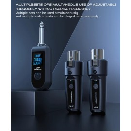 Loudstar Acoustics Microphone Dual Transmitter + Receiver Wireless System Loudstar Acoustics