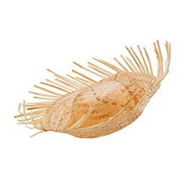 WIDMANN 29571 - Ipanema Straw Hat, Unisex Adult, Hawaiian, Summer Parties, Carnival, Theme Parties, One Size, Straw Color