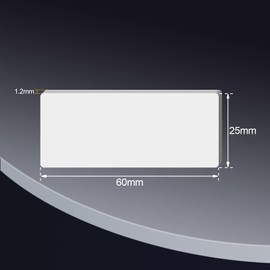 UHF RFID Tag Stickers, Rewritable Adhesive PET Labels, Metal Surface Compatible, Waterproof, EPC Gen2, ISO18000-6C, Pack of 10