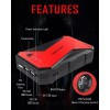 DBPOWER Portable Battery Jump Starter Power Pack for Car with