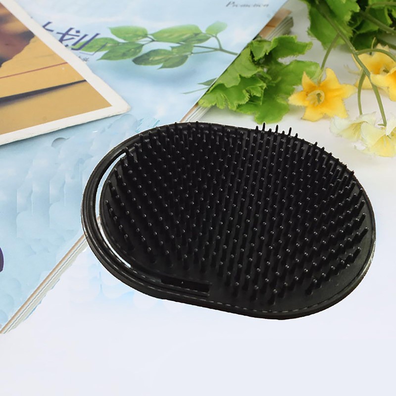 6Pcs Soft Pocket Palm Combs Ergonomic Handle Portable Scalp Massager