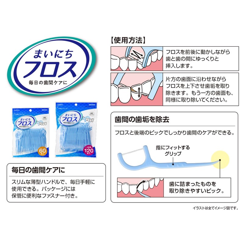 Ebisu Meiichi Floss, 120 Pieces, Set of 2