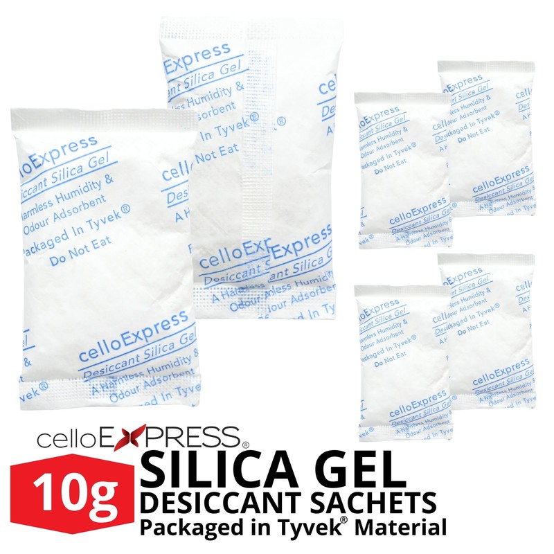 celloexpress 10g Silica Gel Pouches - Pack of 5 -